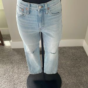 Madewell High Rise Slim Crop Boyjean
